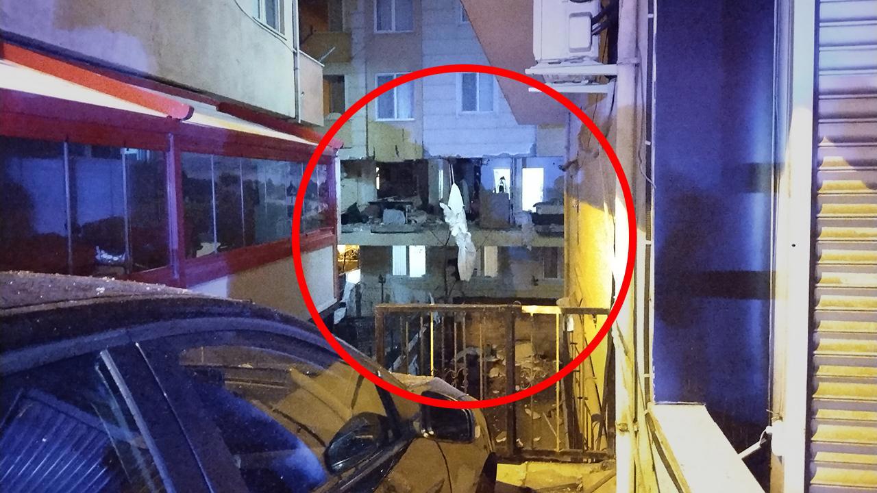 Ümraniye'de bir binada patlama meydana geldi
