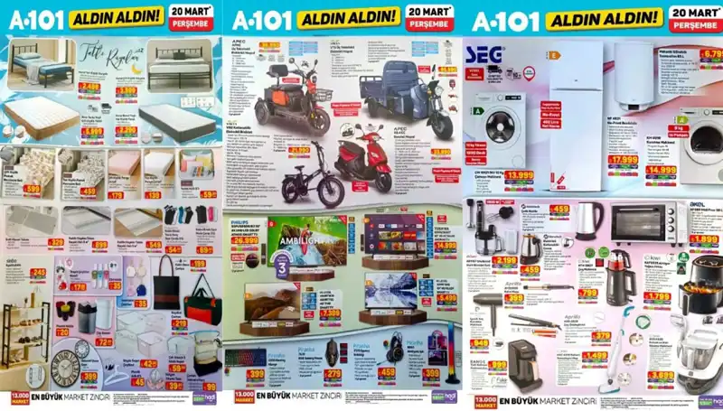 A101 Mart Ayı Aktüel Kataloguyla Evinizi Yeniliyor: Fırsatlar Kaçmaz!