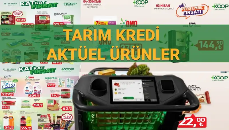 Tarım Kredi Kooperatifi Marketleri Nisan Ayı İndirimli Ürünlerini Duyurdu