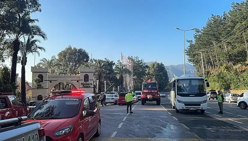 Muğla'da Beş Yıldızlı Otelde Korkutan Yangın: Misafirler Panik İçinde