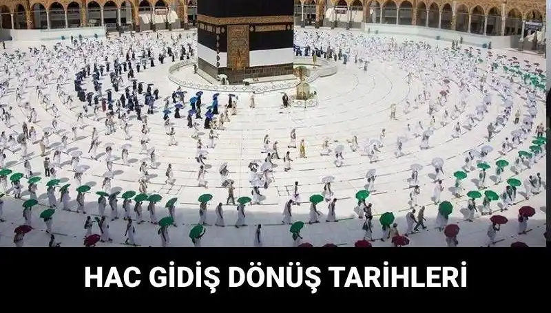 2025 Hac Ziyareti İçin Gidiş-Dönüş Tarihleri Belli Oldu!