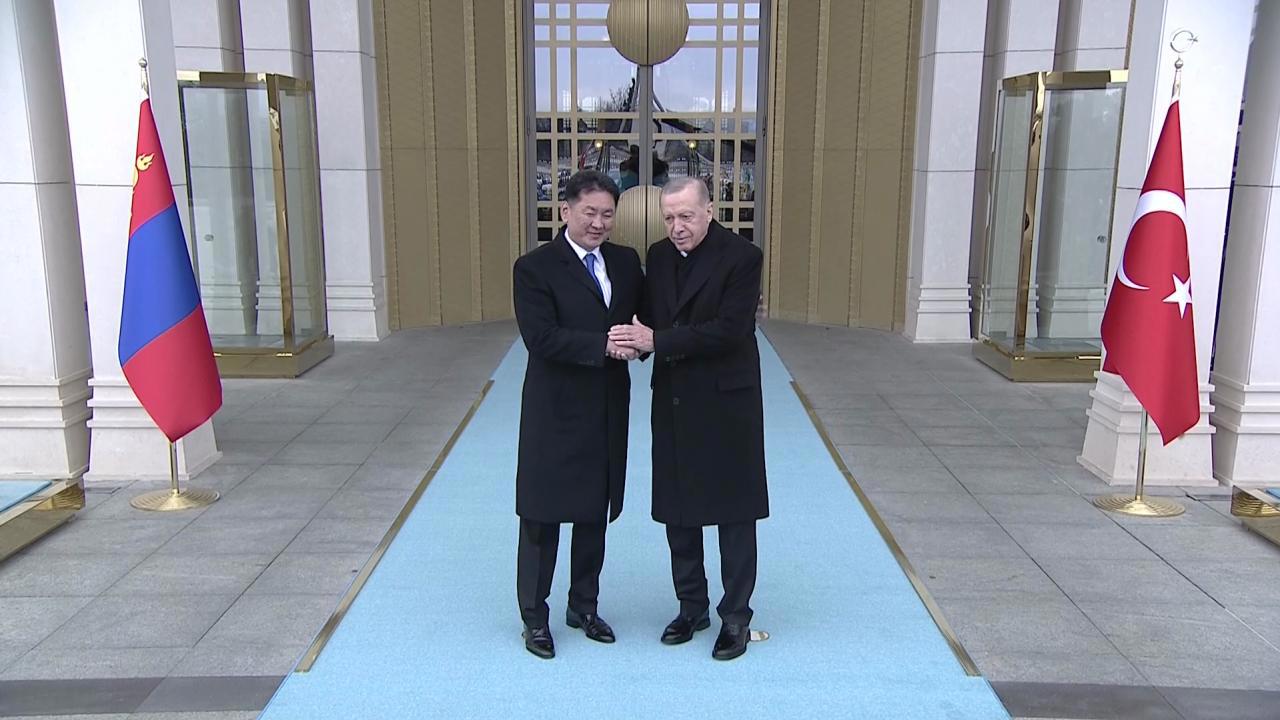 Moğolistan Cumhurbaşkanı Ukhnaa'nın Türkiye Ziyareti